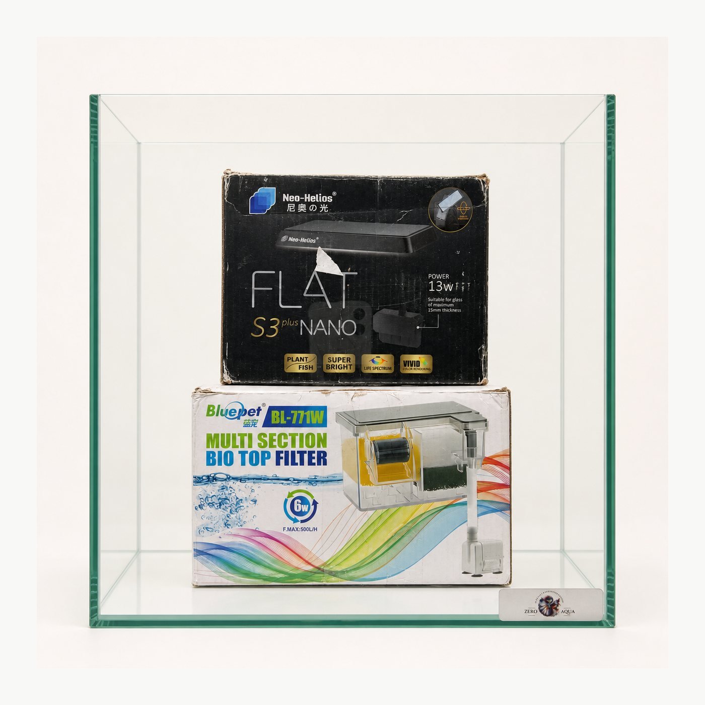 Zero Aqua 12 Inch Beginner Aquarium Combo Kit