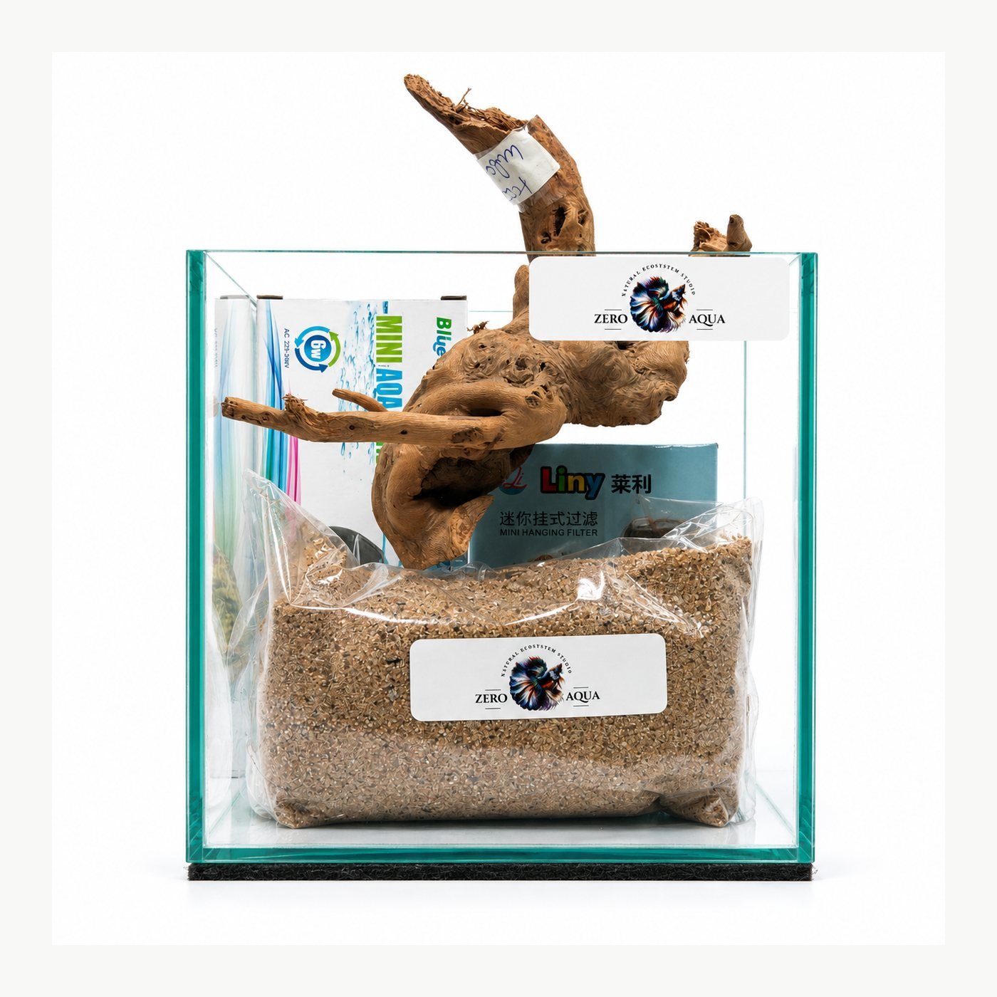 Zero Aqua 6 Inch Pro Aquarium Combo Kit
