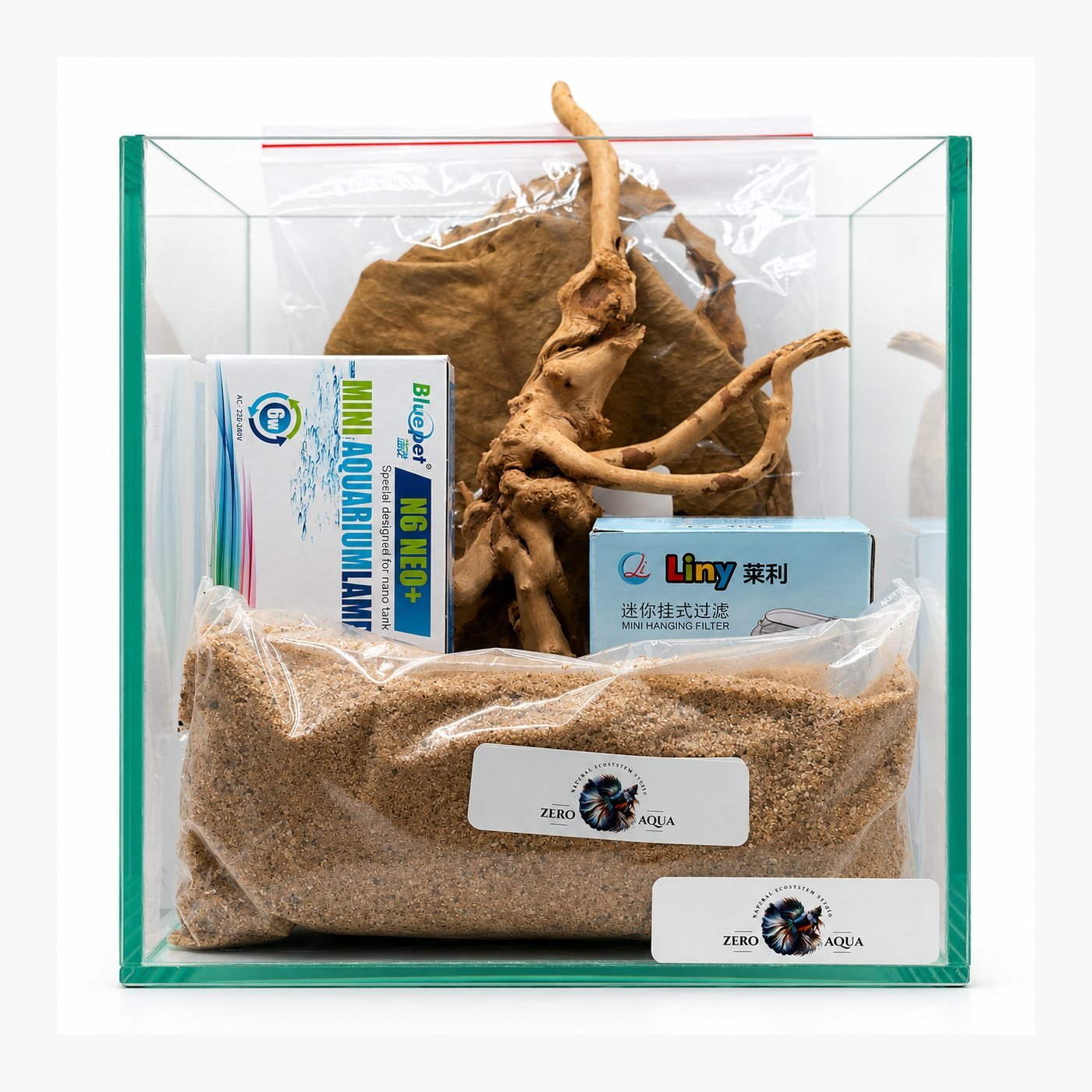 Zero Aqua 8 Inch Pro Aquarium Combo Kit