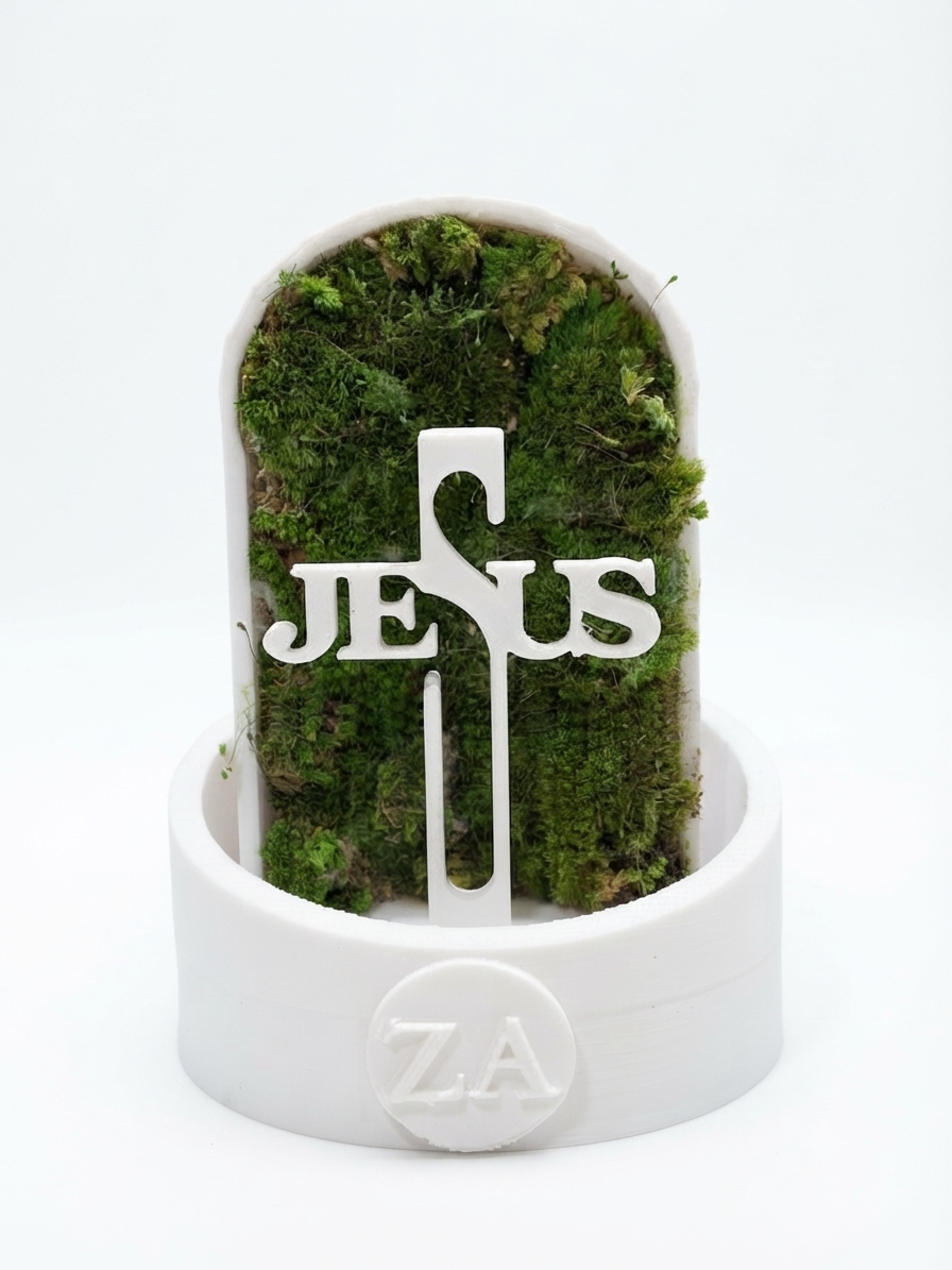 Christian Jesus Cross Terrarium Dome